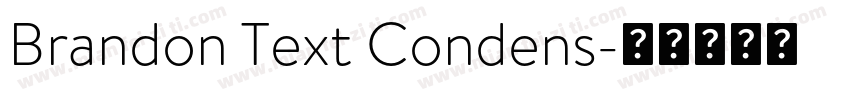 Brandon Text Condens字体转换